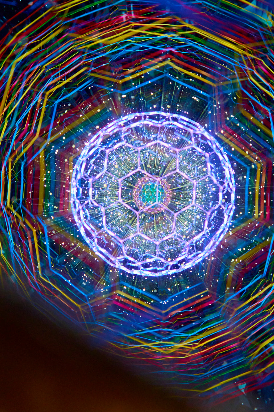 16-Inch Nova Featured Kaleidoscope (In stock, ready to ship, Marble Swirl)