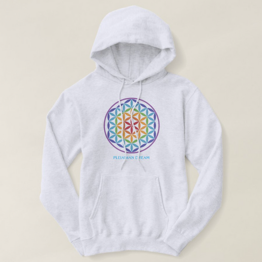 Rainbow Flower Of Life Hoodie